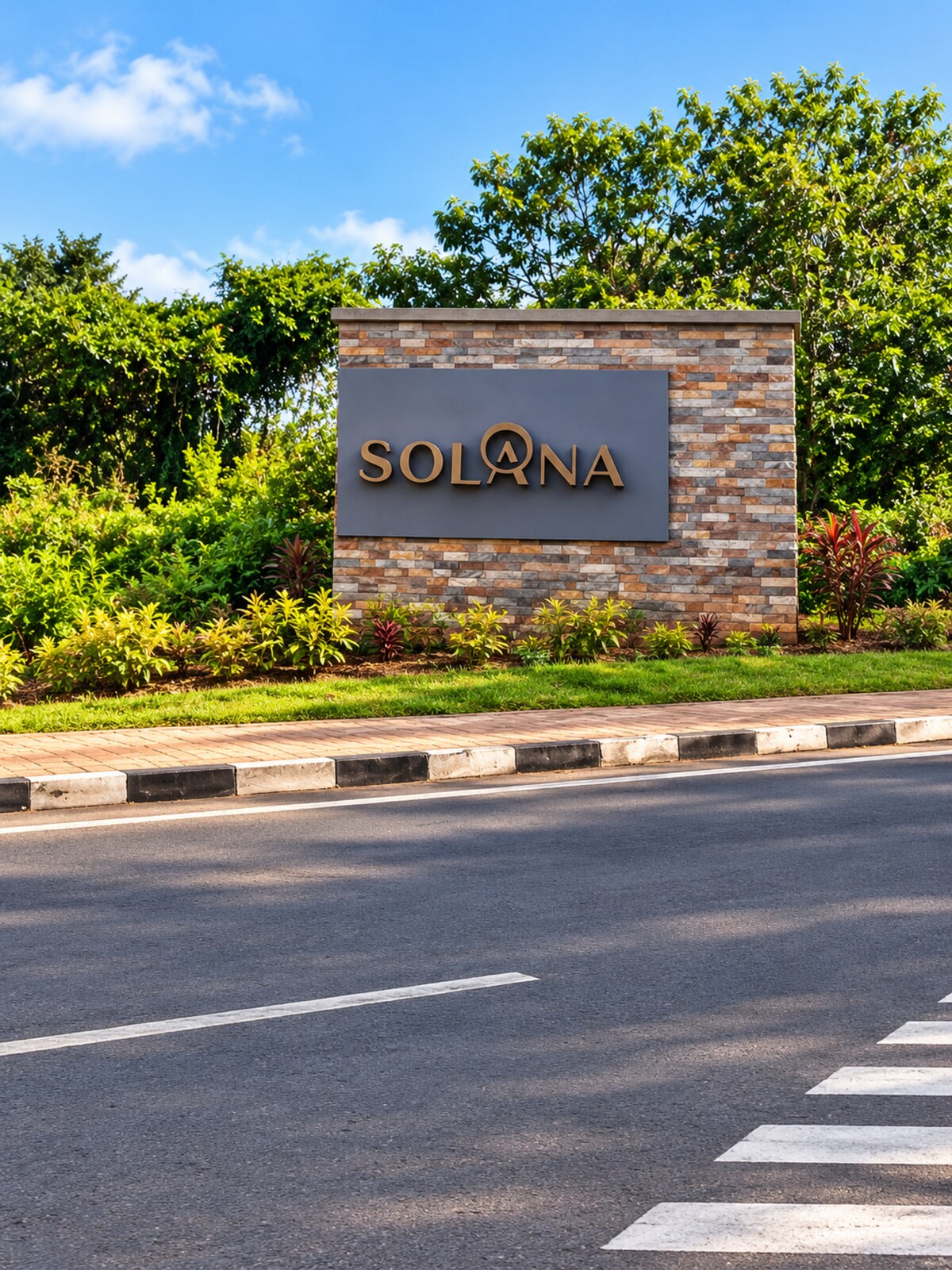 Solana Lifestyle and Residences entrance sign
